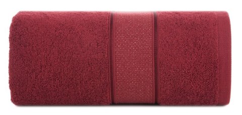 Ręcznik bawełniany LIANA 50x90 cm kolor bordowy Ręcznik bawełniany LIANA 50x90 cm kolor bordowy