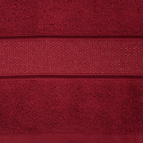 Ręcznik bawełniany LIANA 50x90 cm kolor bordowy Ręcznik bawełniany LIANA 50x90 cm kolor bordowy