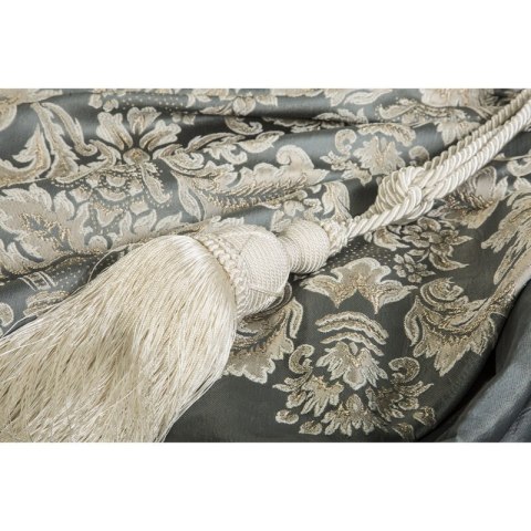 SZNUR DEKORACYJNY LARISA DŁ. 51 CM CIEMNOMIĘTOWY