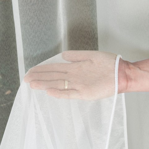 Firanka fantazyjna z ołowianką, wysokość 330cm, kolor 012 ecru 000435/OLO/012/000330/1
