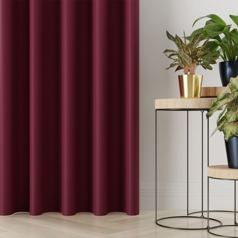 DONA Tkanina dekoracyjna typu blackout, wysokość 280cm, kolor 845 bordowy TD0015/TDP/845/000280/1
