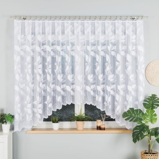 Firanka gotowa żakardowa MARTYNA 160x420 cm kolor biały