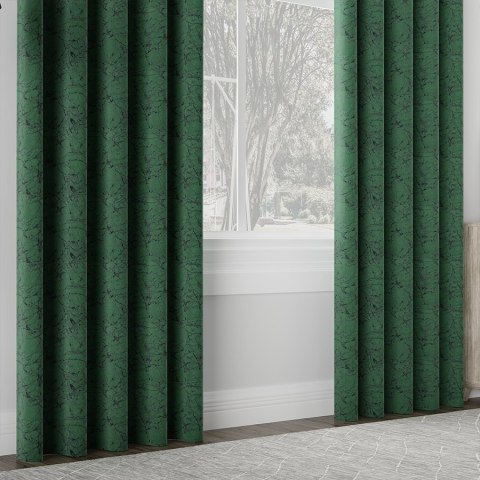 HESTIA Tkanina dekoracyjna, wysokość 305cm, kolor 271 zielony 062116/TDP/271/000305/1