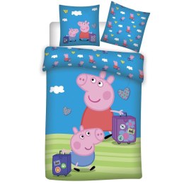 Pościel bawełna 100x135 + 40x60 Peppa i George