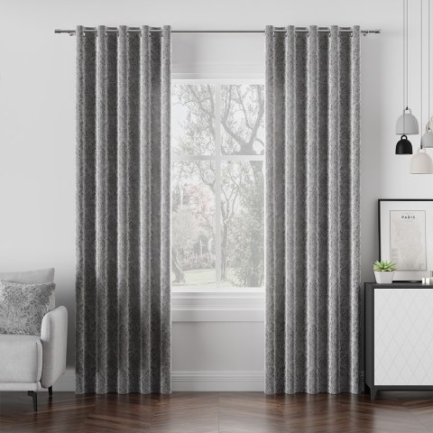 MADELINE Tkanina dekoracyjna, wysokość 300cm, kolor 011 szary 374165/TZP/011/000300/1