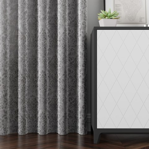 MADELINE Tkanina dekoracyjna, wysokość 300cm, kolor 011 szary 374165/TZP/011/000300/1