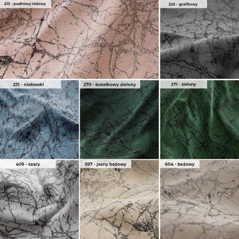 HESTIA Tkanina dekoracyjna, wysokość 305cm, kolor 271 zielony 062116/TDP/271/000305/1