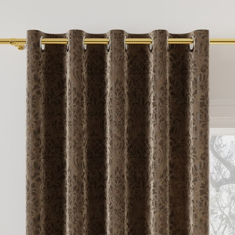 MADELINE Tkanina dekoracyjna, wysokość 300cm, kolor 014 brązowy 374165/TZP/014/000300/1