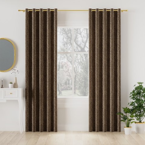 MADELINE Tkanina dekoracyjna, wysokość 300cm, kolor 014 brązowy 374165/TZP/014/000300/1