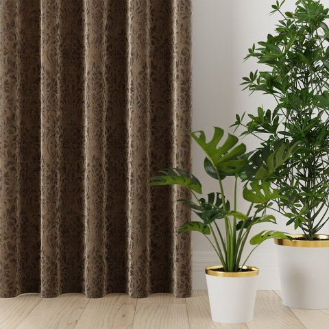 MADELINE Tkanina dekoracyjna, wysokość 300cm, kolor 014 brązowy 374165/TZP/014/000300/1