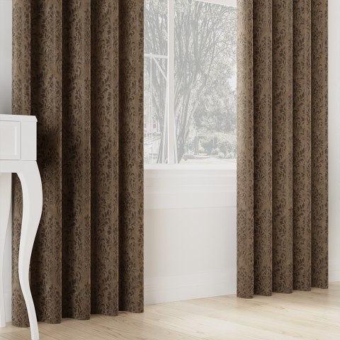 MADELINE Tkanina dekoracyjna, wysokość 300cm, kolor 014 brązowy 374165/TZP/014/000300/1