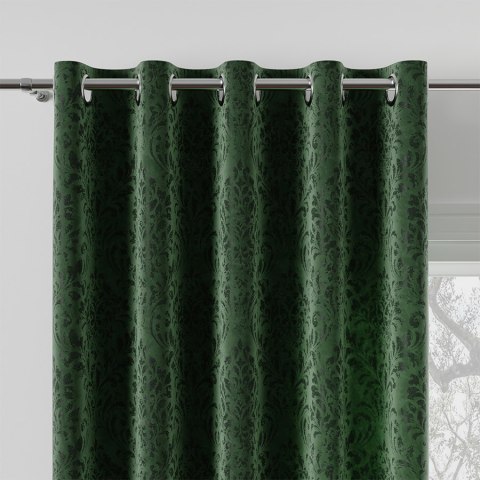 MADELINE Tkanina dekoracyjna, wysokość 300cm, kolor 030 ciemny zielony 374165/TZP/030/000300/1