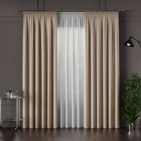 IBIZA Tkanina dekoracyjna, wysokość 300cm, kolor 003 chłodny beżowy 027823/TDP/003/000300/1