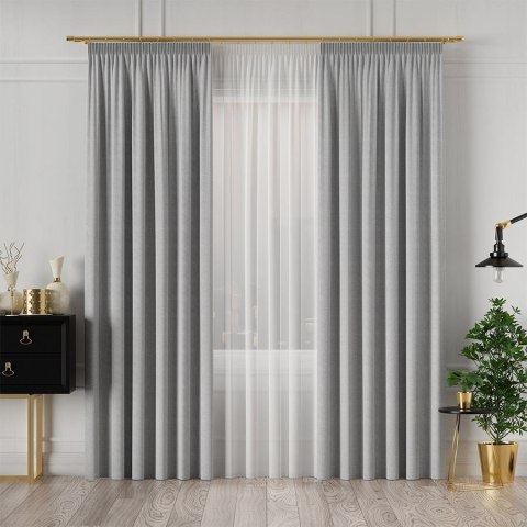 IBIZA Tkanina dekoracyjna, wysokość 300cm, kolor 007 jasny szary 027823/TDP/007/000300/1