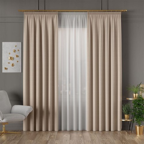 IBIZA Tkanina dekoracyjna, wysokość 300cm, kolor 017 ciepły beżowy 027823/TDP/017/000300/1