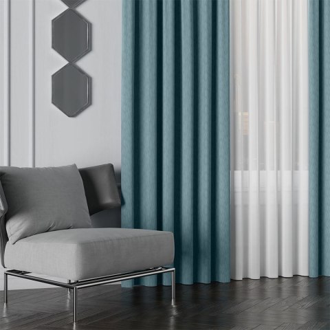 LISA Tkanina dekoracyjna, wysokość 300cm, kolor 018 niebieski 004150/TDP/018/000300/1