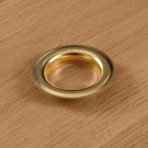 Przelotka metalowa, niski kołnierz SN, śr wew 40mm zewn. 62mm, kolor złoto 030 PRZELO/MET/030/040009/1