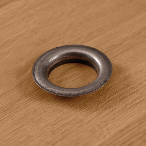 Przelotka metalowa, wysoki kołnierz LN, śr wew 40mm zewn. 62mm, kolor chrom antyczny 022 PRZELO/MET/022/040011/1