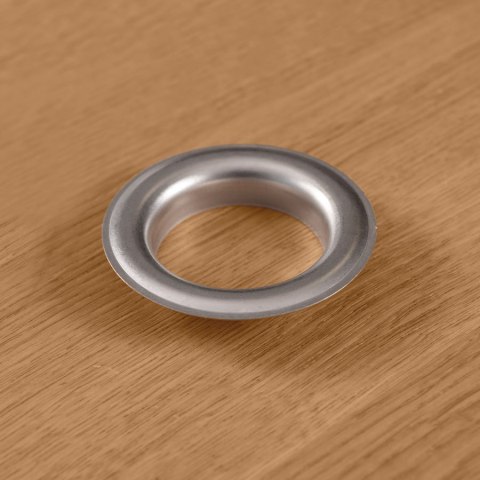 Przelotka metalowa, wysoki kołnierz LN, śr wew 40mm zewn. 62mm, kolor chrom satyna 021 PRZELO/MET/021/040011/1