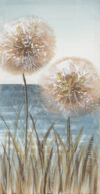 OBRAZ 529A 30X60 CM NIEBIESKI