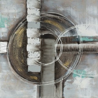 OBRAZ 555B 80X80 CM BEŻOWY