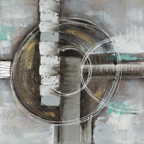 OBRAZ 555B 80X80 CM BEŻOWY