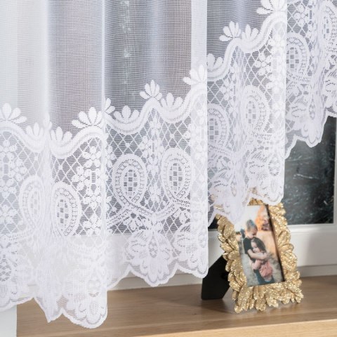 Firanka żakardowa gotowa DARIA 160x300 cm kolor biały