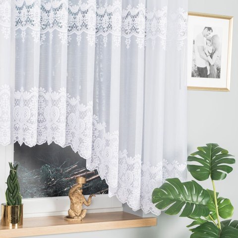 Firanka żakardowa gotowa DARIA 160x400 cm kolor biały