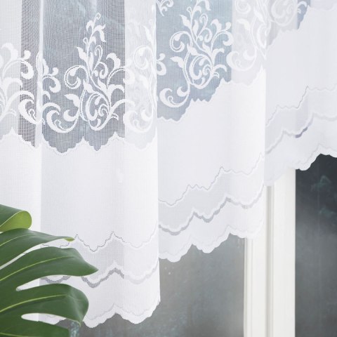 Firanka gotowa żakardowa GENOWEFA 120x300 cm kolor biały