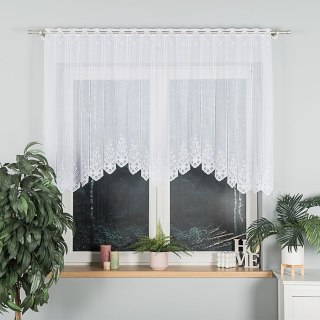 Firanka gotowa żakardowa KLEMENTYNA 120x200 cm kolor biały