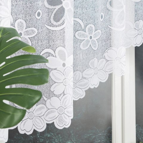 Firanka gotowa żakardowa RENATA 130x300 cm kolor biały