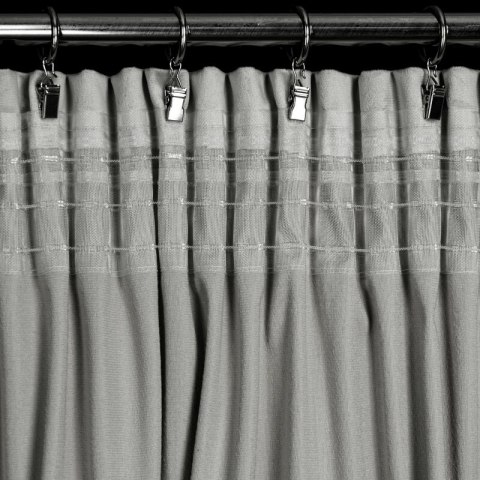 ZASŁONA GOTOWA MARLEN NA TAŚMIE 140 X 270 CM STALOWY