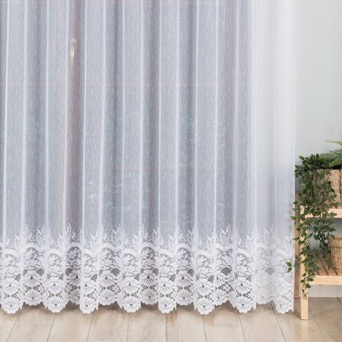 Firanka żakardowa 018864 wysokość 250 cm kolor biały