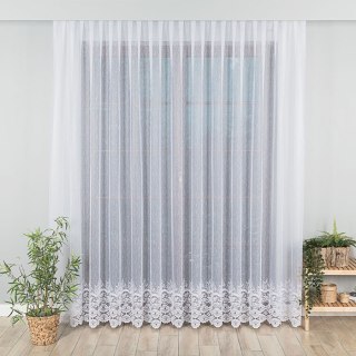 Firanka żakardowa 018864 wysokość 250 cm kolor biały