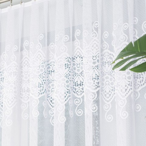 Firanka gotowa żakardowa CELINA 160x500 cm kolor biały