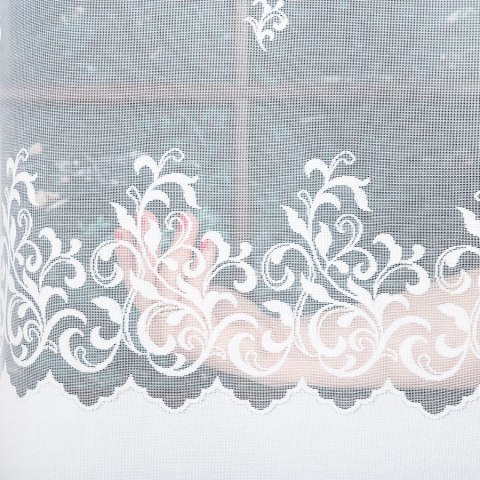 Firanka gotowa żakardowa GENOWEFA 140x350 cm kolor biały