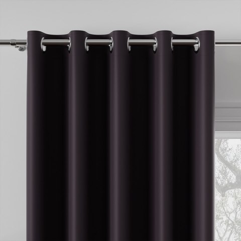 DONA Tkanina dekoracyjna typu blackout, wysokość 280cm, kolor 226 śliwkowy fioletowy TD0015/TDP/226/000280/1