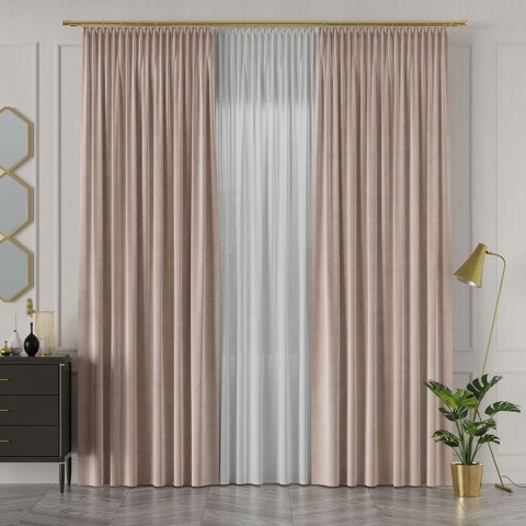 VELVET Tkanina dekoracyjna, wysokość 300cm, kolor 002 beżowy VELVET/TZP/002/000300/1