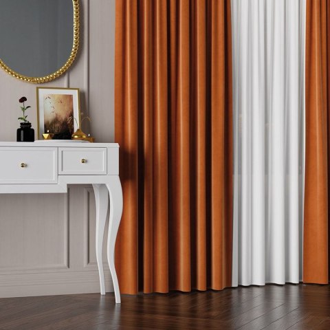 VELVET Tkanina dekoracyjna, wysokość 300cm, kolor 028 rdzawy VELVET/TZP/028/000300/1