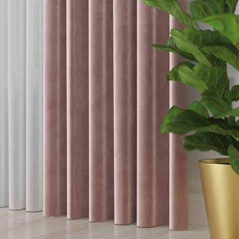 VELVET Tkanina dekoracyjna, wysokość 300cm, kolor 035 pastelowy fioletowy VELVET/TZP/035/000300/1