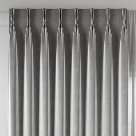 VELVET Tkanina dekoracyjna, wysokość 300cm, kolor 068 szary VELVET/TZP/068/000300/1