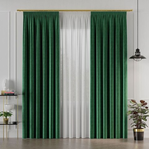 VELVET Tkanina dekoracyjna, wysokość 300cm, kolor 093 szmaragdowy VELVET/TZP/093/000300/1