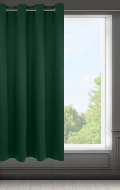 ZASŁONA GOTOWA LOGAN 140X175 CM CIEMNOZIELONY