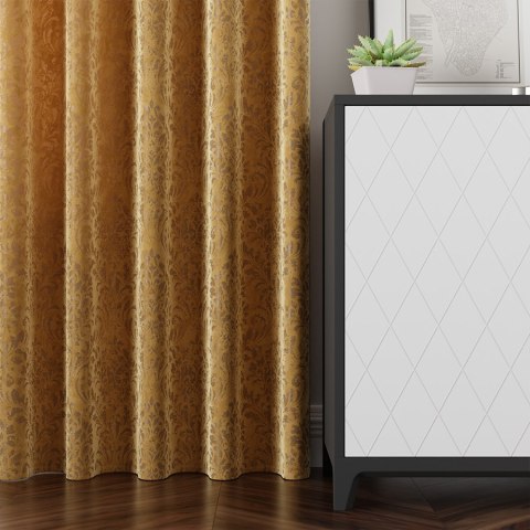 MADELINE Tkanina dekoracyjna, wysokość 300cm, kolor 015 żółty 374165/TZP/015/000300/1