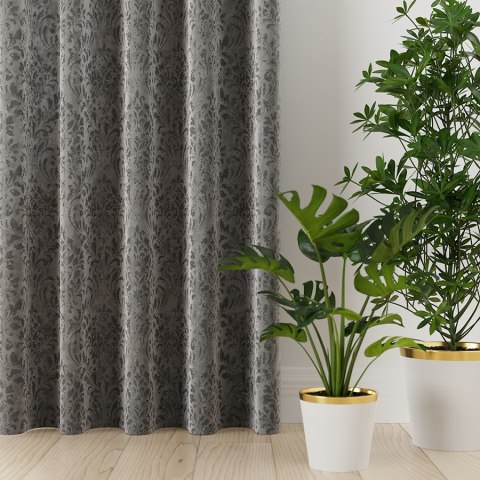 MADELINE Tkanina dekoracyjna, wysokość 300cm, kolor 024 ciemny szary 374165/TZP/024/000300/1