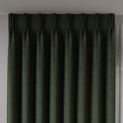 MANUEL Tkanina dekoracyjna, wysokość 300cm, kolor 800 ciemny zielony TD0016/TDP/800/000300/1