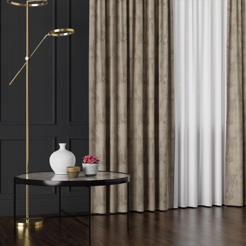 ARON Tkanina dekoracyjna, wysokość 300cm, kolor 004 ciemny beżowy 056003/TDP/004/000300/1