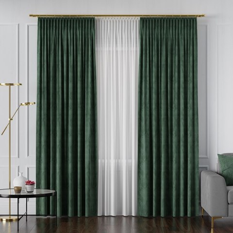 ARON Tkanina dekoracyjna, wysokość 300cm, kolor 019 ciemny zielony 056003/TDP/019/000300/1