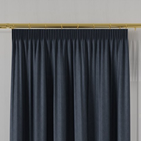 DIEGO Tkanina dekoracyjna, wysokość 295cm, kolor 029 ciemny niebieski 043090/TDP/029/000295/1