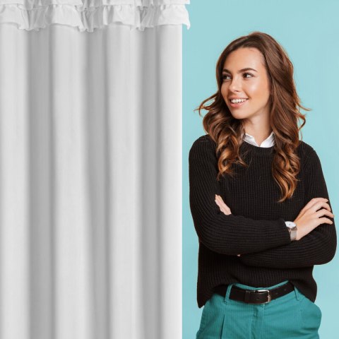 ZASŁONA GOTOWA ERIN 140X250 CM BIAŁY